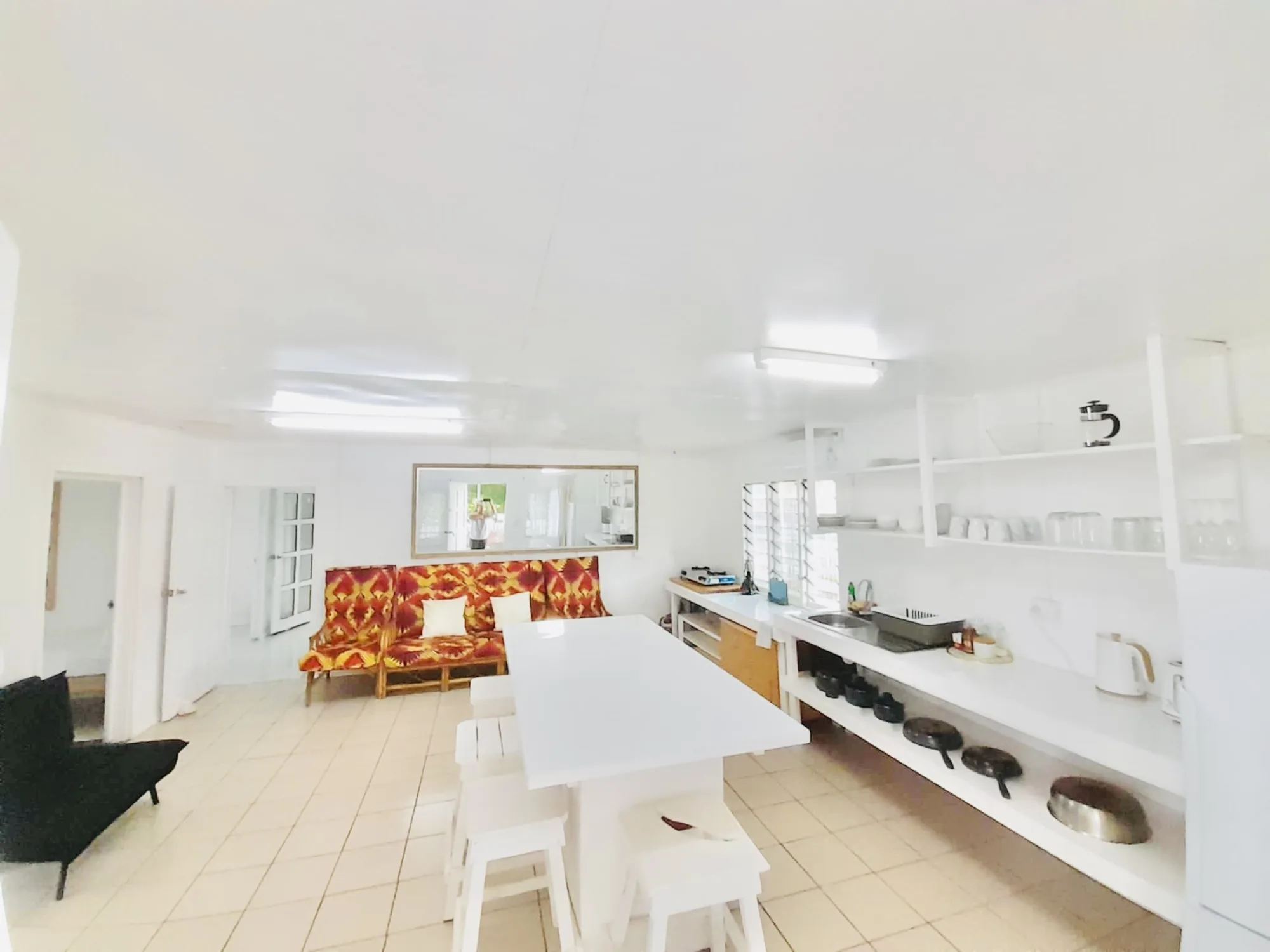 Tonga Cottage Kitchen Living