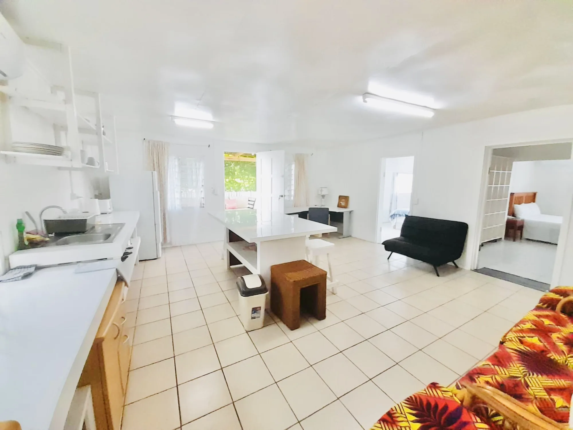 Tonga Cottage Kitchen Living