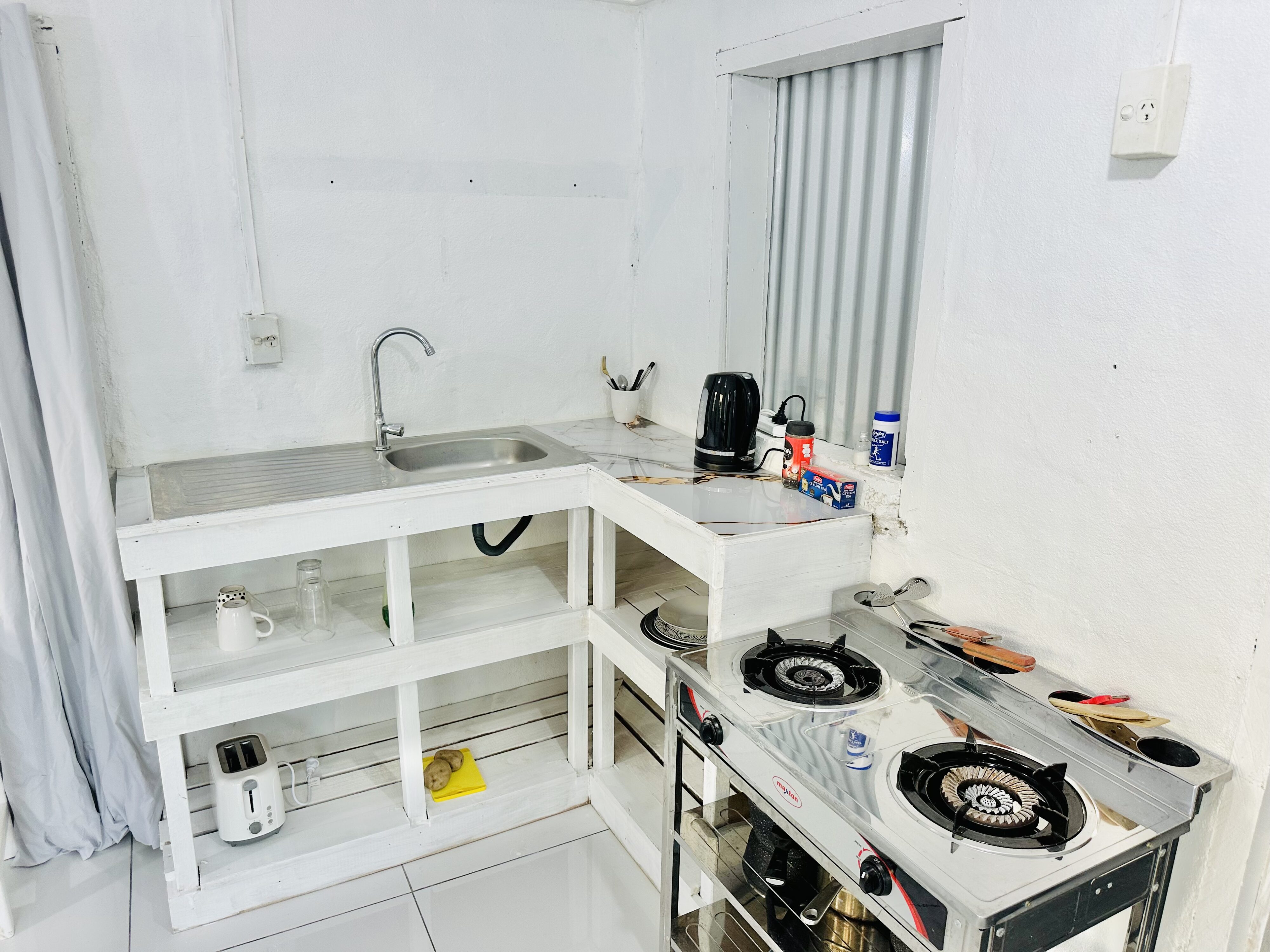 Aqua Cottage Kitchen