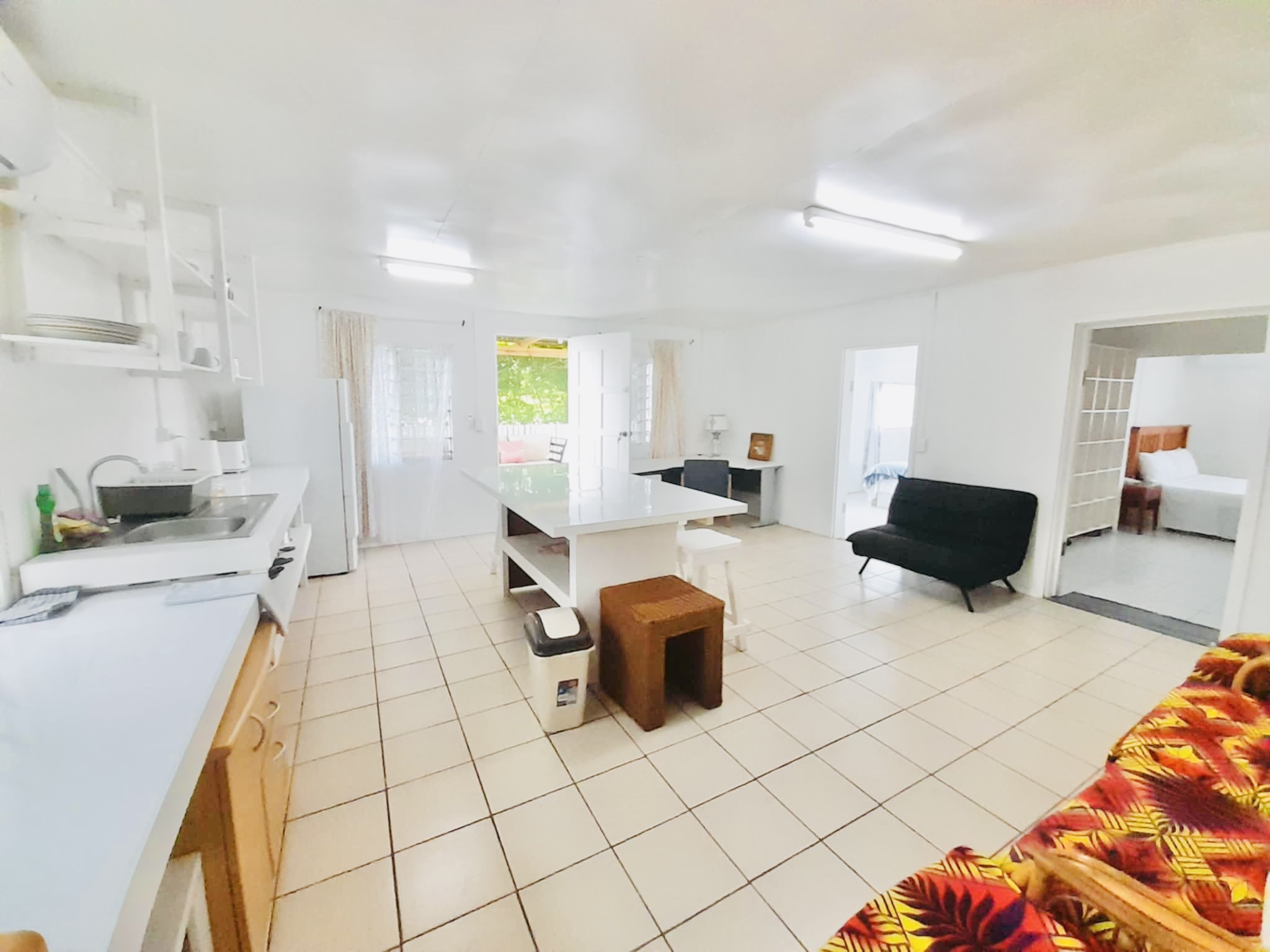 Tonga Cottage Kitchen Living